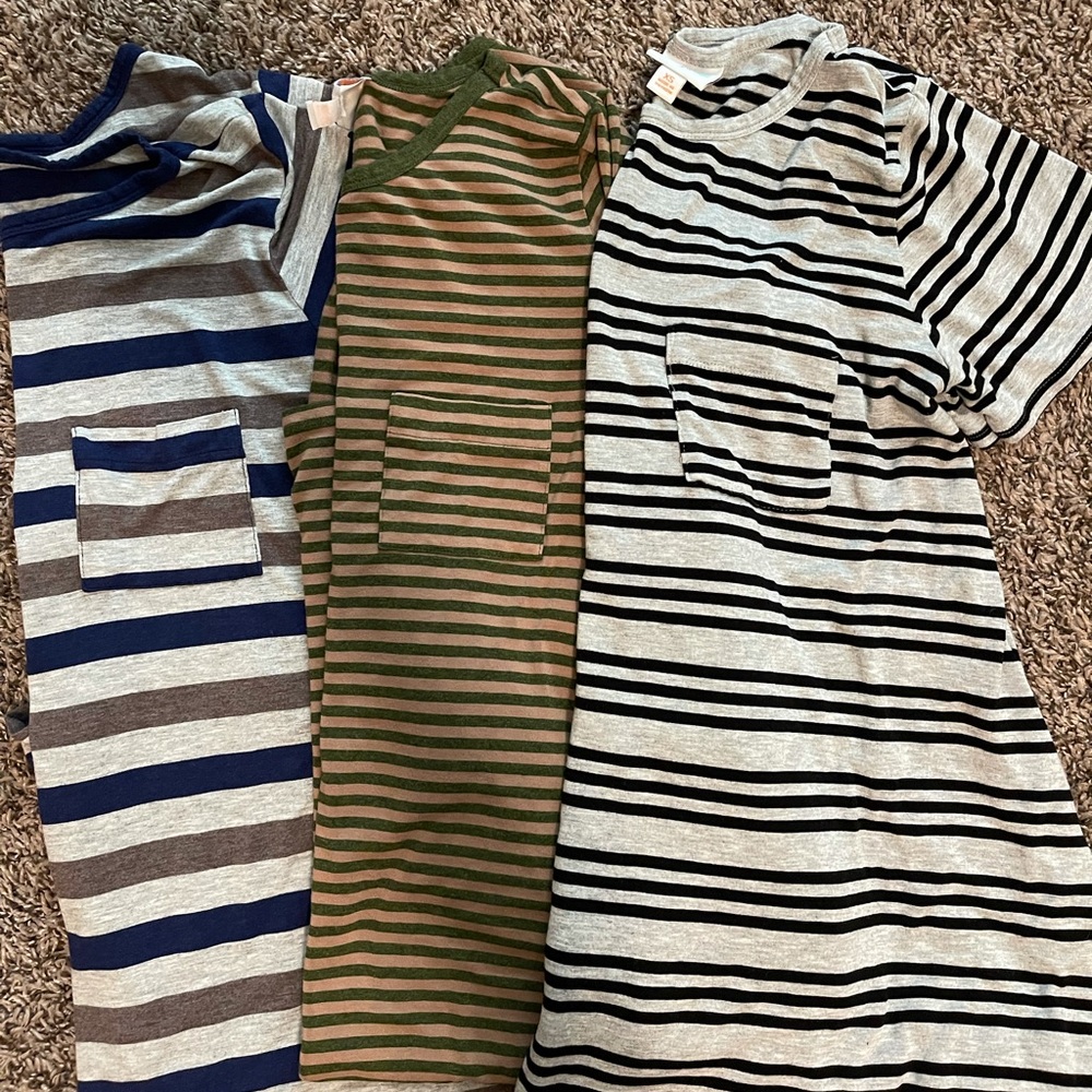 Three LulaRoe Carly Dresses